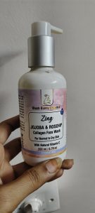 Zing Collagen Jojoba Face Wash | Normal to Dry Skin | Pregnancy & Breastfeeding Safe photo review