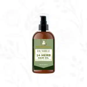 BBO Humble 14 herb Hair Oil – Coconut, Almond, Onion & 14+ Herbs – Gentle Care for Stronger, Softer Hair – 100% Natural, Vegan, Safe