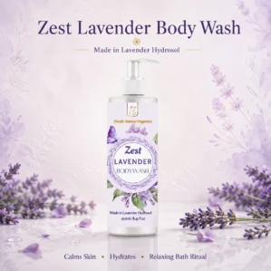 Zest Lavender Body Wash For Soft & Subtle Skin | Made in Lavender Hydrosol - 250 ml