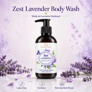 Zest Lavender Body Wash For Soft & Subtle Skin | Made in Lavender Hydrosol - 250 ml