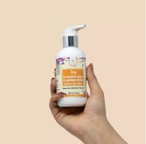 BBO Zing Saffron Anti Acne Face Wash (200 ml) | Made in Saffron Hydrosol | Pregnancy & Breastfeeding Safe photo review