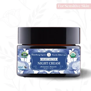 Night Nector Cream for Normal to Dry Skin (50gm) | With Ceramides, Niacinamide & Hyaluronic Acid For Hydrated Glowing Mornings