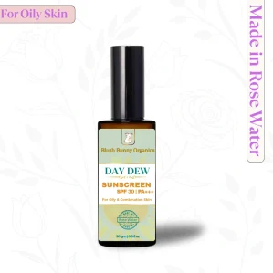 Day Dew Sunscreen SPF 30 PA+++ for Oily & Combination Skin | Non-Sticky, Matte Finish | Hydrosol-Based | No White Cast | Lab Certified